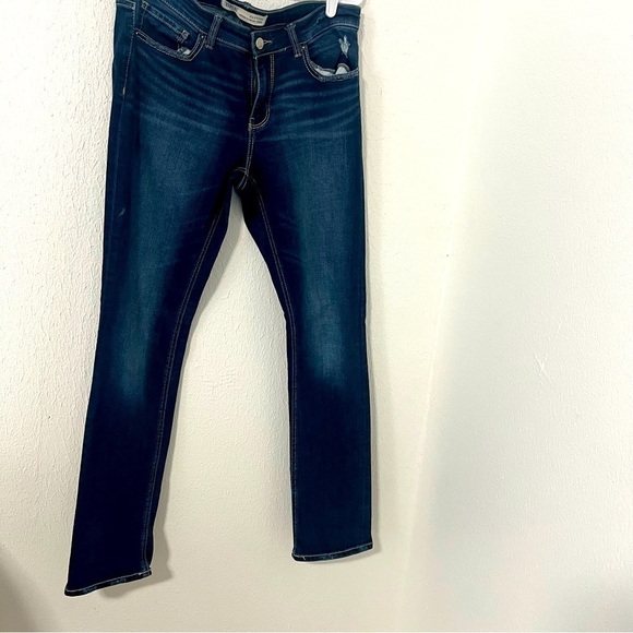 BKE Buckle Denim Payton Universal Fit Mid Rise Straight Women's 30x31 1/2 Jeans - Picture 2 of 8
